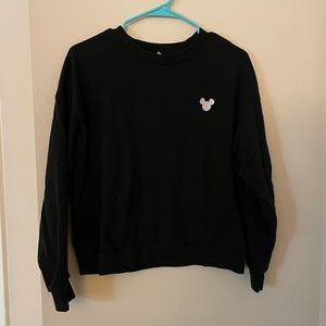 H&M Mickey Mouse Black Crewneck